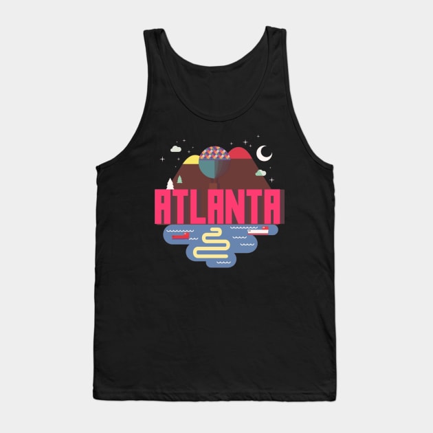 atlanta georgia Tank Top by leodesigns